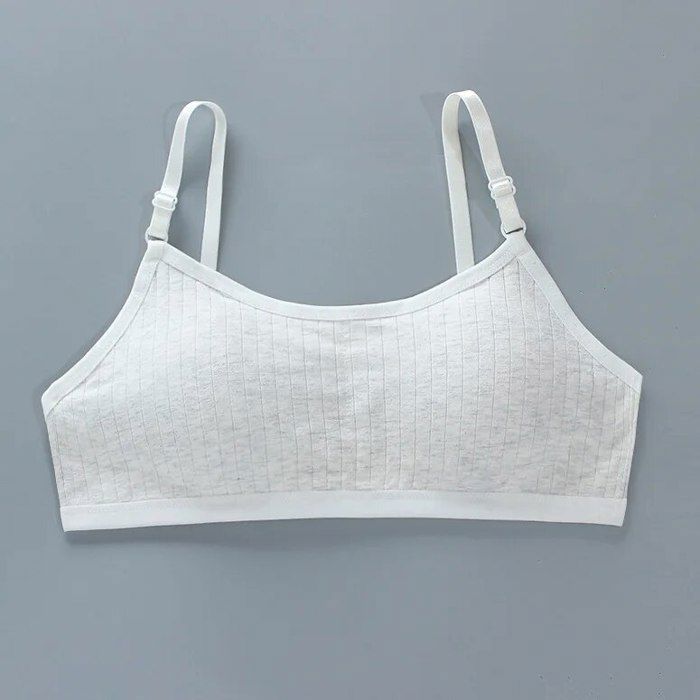 Bysion Soutien-Gorge D'entraînement Sans Couture Pour Filles Avec Réglable Haut à Bretelles Et Coussinets