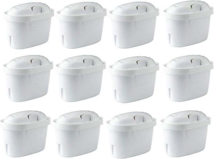 12 Cartucce Filtro Acqua Universali Per Brita Maxtra+ | Anticalcare Per Caraffe - Foto 3