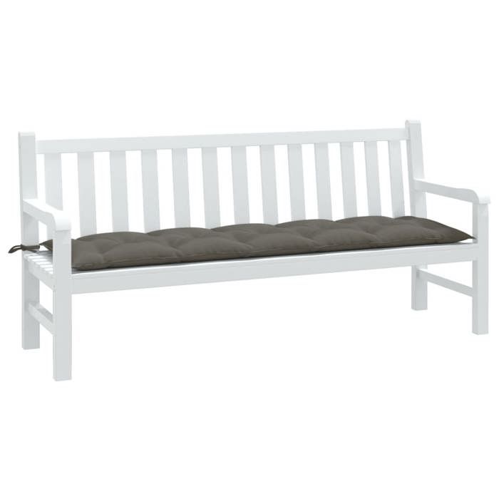 vidaXL Coussin de banc de jardin mélangé 180x50x7 cm tissu coussin coussin de banc coussin de jardin coussin 4002565