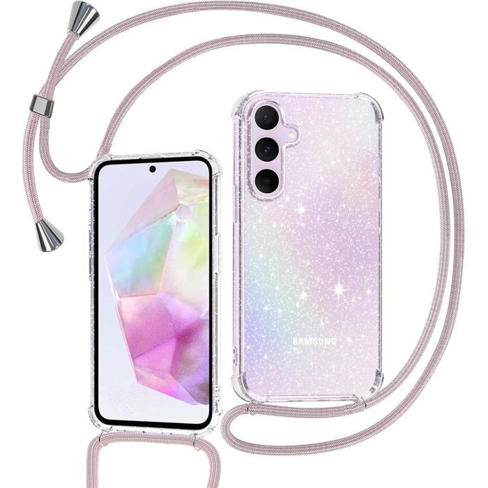 Coque IPhone 14 Transparente Avec Nœud Paillettes 3D - TPU Souple, Protection Anti-rayures Et Chocs - Design Mignon