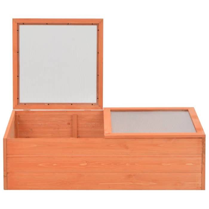 Bon plan Serre de Jardin - JILIHOT - Bois 100x50x34cm - Pour Plantes Thome5923728