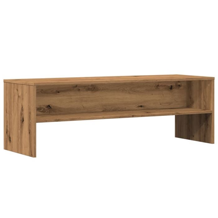 Printemps/été 2025 Meuble TV - JM - Armoire Basse Pour TV - montage facile - chêne artisanal 120x40x40 cm bois dingénierie