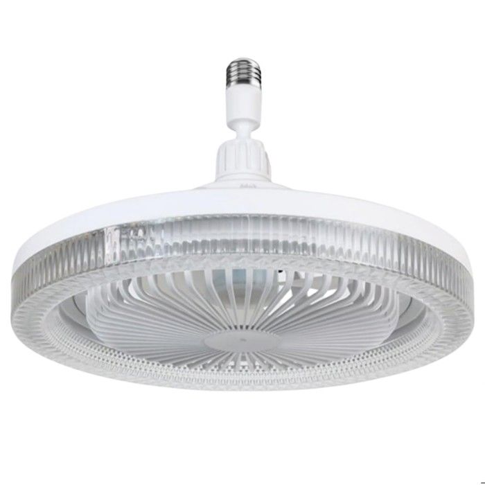 Ventilateur Plafond Avec Lumiere Et Telecommande Douille E27 Ventilateur Dimmable Plafonnier Avec 30W Lampe 5 Pales 3 Vitesses - Handeiu
