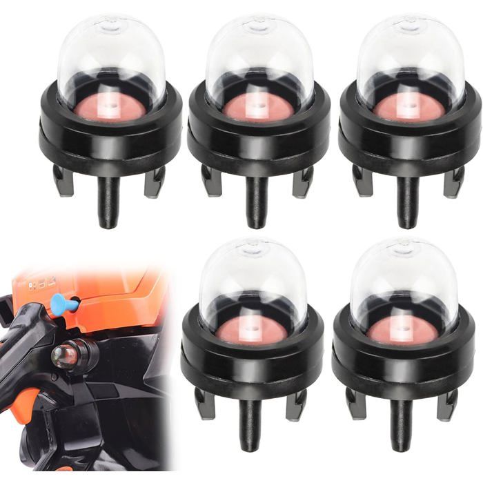 20 Ampoules D'Amorçage Pour Carburateur - 19mm Et 22mm - Pour Tondeuse, Tronçonneuse, Taille-Haie - Caoutchouc Transparent