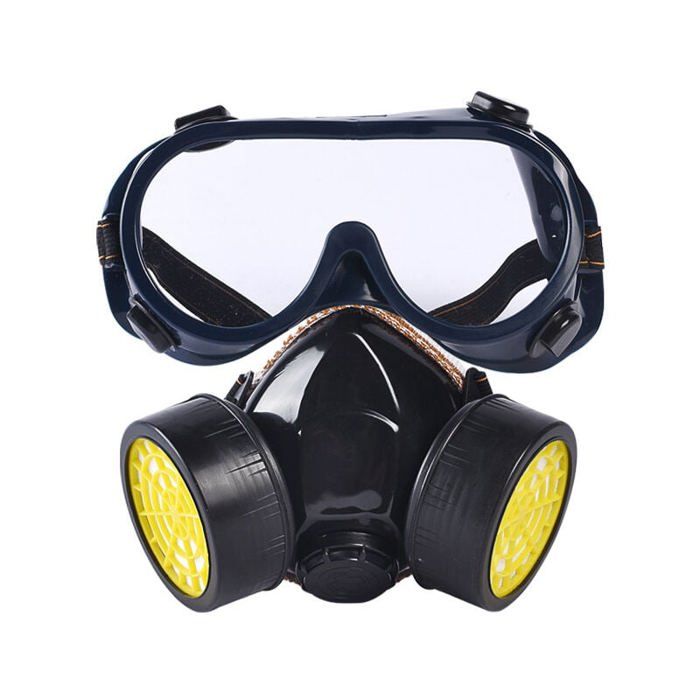 Masque Protection 18 En 1 Réutilisable Avec Filtres - Masque Peinture Anti-Poussière Et Gaz