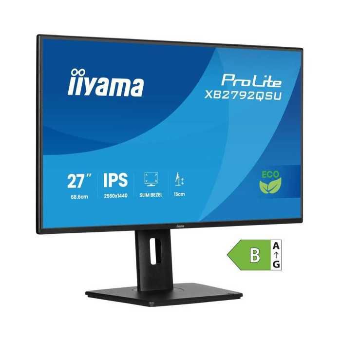Moniteur - IIYAMA - ProLite XB2792QSU-B1 - 27 pouces - QHD 2560x1440 - 3 ms GTG - 120 Hz