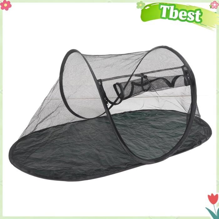 Tente pour animaux de compagnie parc portable en avec cadre métallique pour chats et chiens en extérieur (47 pouces