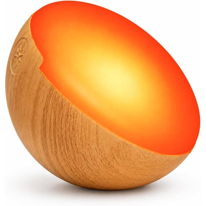 Veilleuse à lumière rouge - 3 modes rouge 625 nm ambre 1600 K blanc 4000 K - Minuteur tactile et télécommande