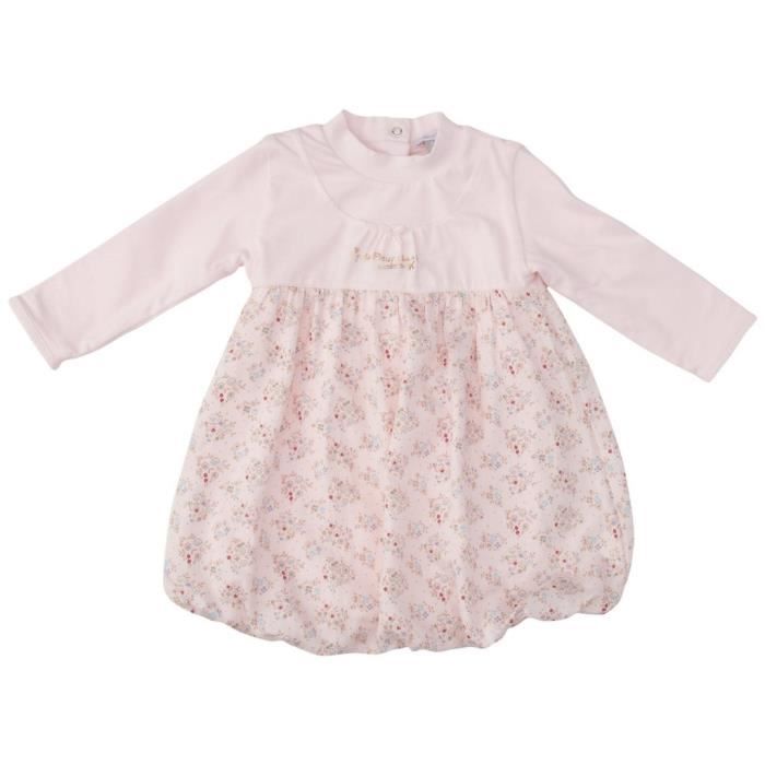 ABSORBA robe manches longues doubl e 6 mois Rose Cdiscount Pr t