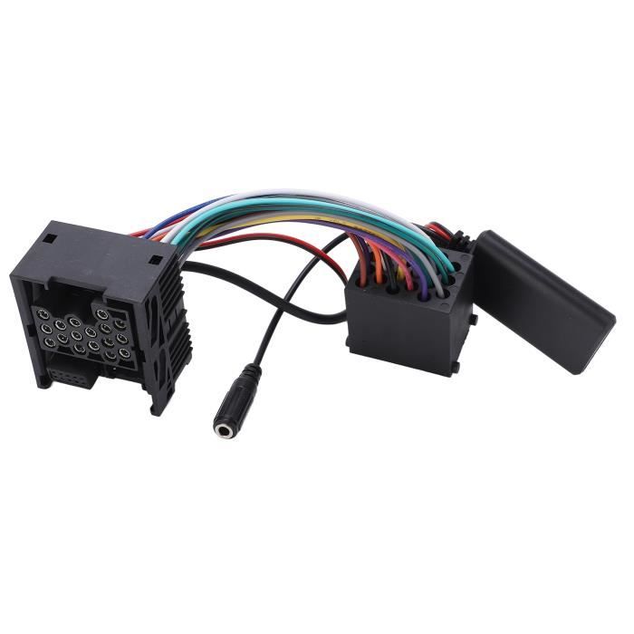 YONGYAO Adaptateur Audio Bluetooth 3Pin Aux Câble Musique Stéréo Pour Honda GL1800 Goldwing