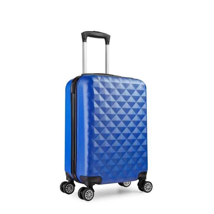 Valise Cabine 55 Cm Abs Bagage Cabine Rigide 4 Roues Avion Ryanair