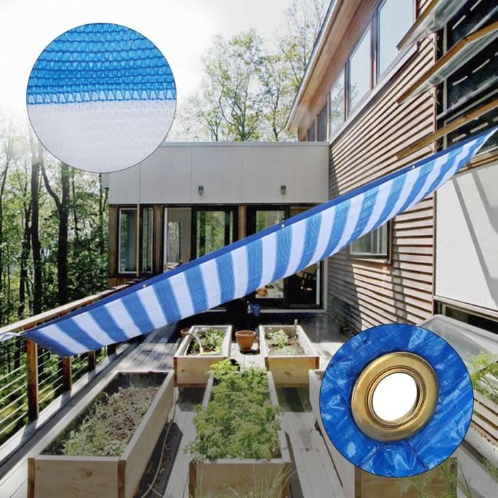 Protege Soleil Balcon Couvert Abat Jour Maille Pare Soleil Net Balcon Cour Jardin