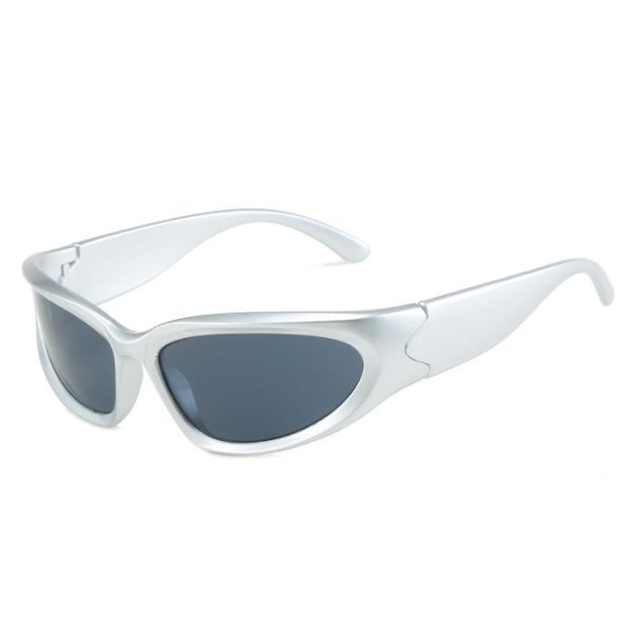 Lunette de Soleil Enveloppantes y2k Homme Femme Lunettes de
