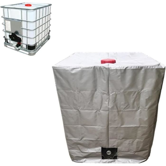 Housse Protection Réservoir IBC 1000 L – 120x100x116 Cm – Tissu Oxford 210D Vert – Anti-UV, Imperméable