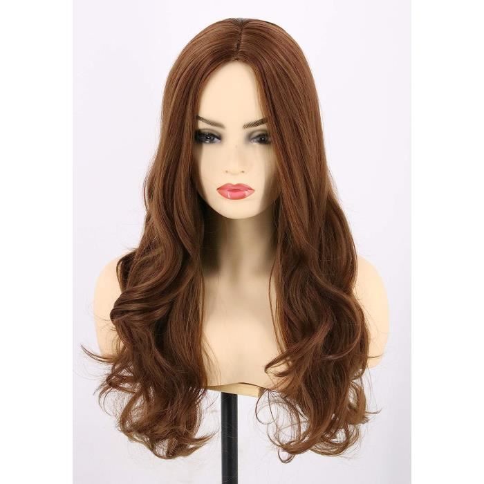 Perruque deals brune deguisement