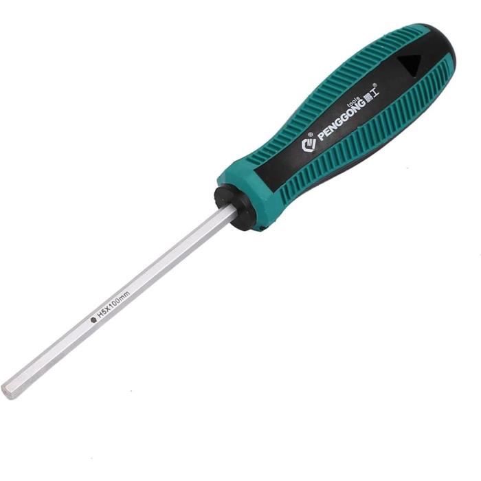 Sourcing Map 5x Schraubendreher-Bits H6 Sechskant – 1/4" Schaft, 65 Mm Lang, Aus S2-Stahl, Magnetisch