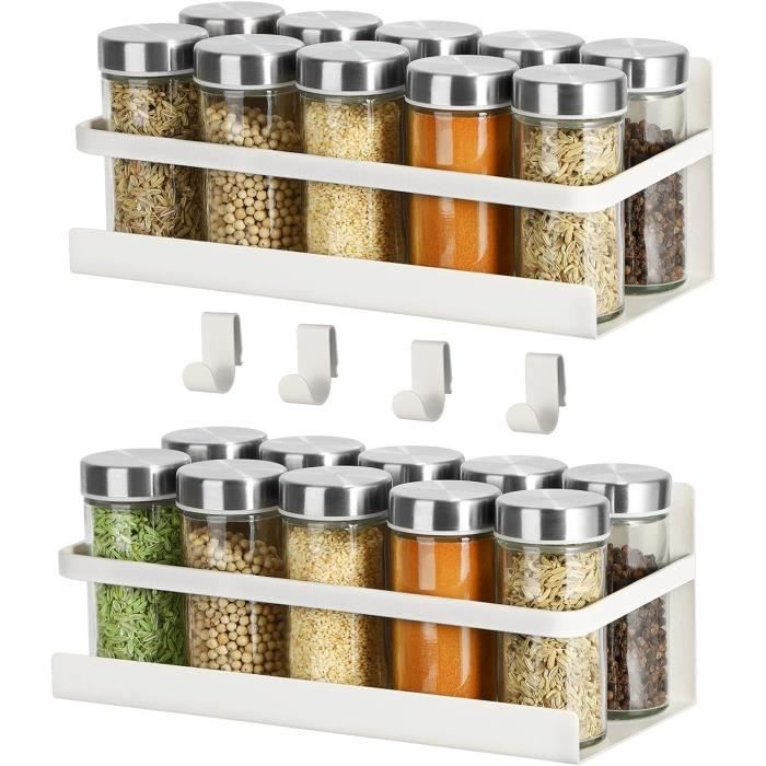 Étagère magnétique à épices pour réfrigérateur, étagère latérale pour le  stockage des épices, pour la cuisine