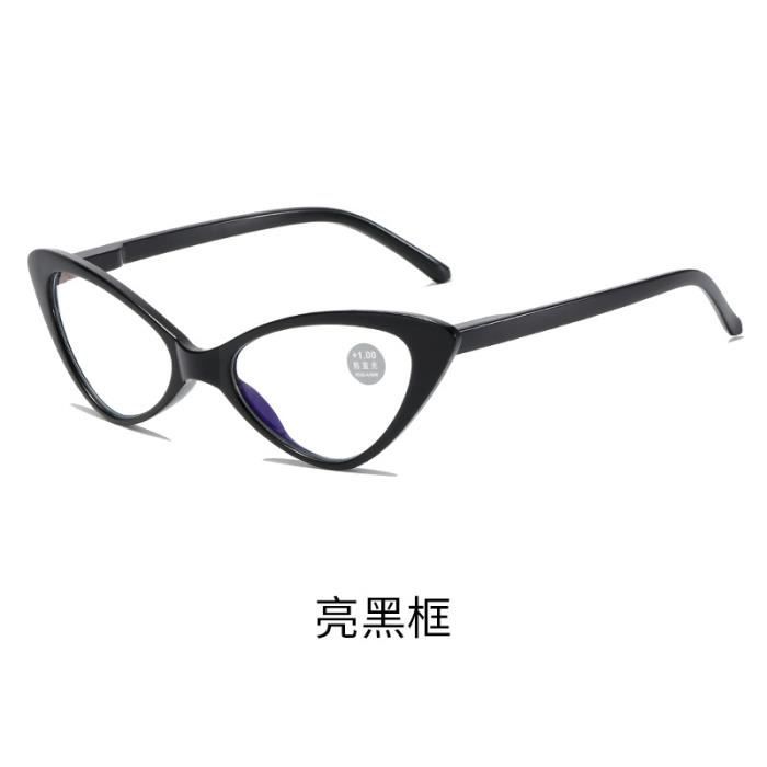 Lunettes Loupe Oeil De Chat Sara Grises Et Dorées - Dioptrie 2 Femme Proloupe