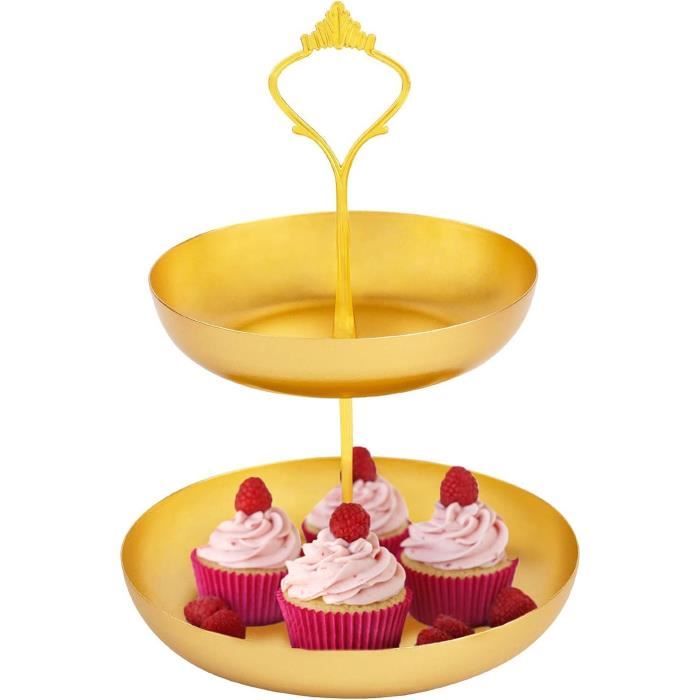 Présentoirs À Gâteaux, Présentoir Cupcakes 2 Étage En Métal Service De