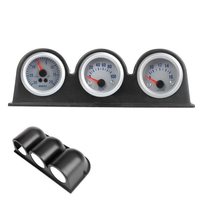 52mm Support Fixation Montage 3 Triple Gauge Holder Universal