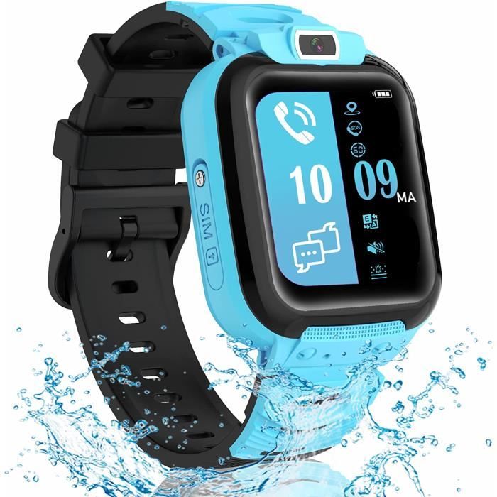 Montre GPS Enfant Tracker Montre Connectée Enfant Fille Garçon, Caméras  Portable Montre Telephone pour Enfant, Montre Intelli[p707]