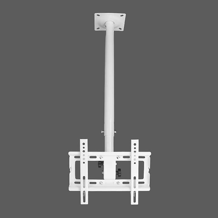 Support De Plafond TV Universel Jusqu'à 55" - Réglable, Inclinable, VESA 400x400