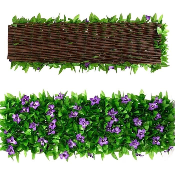 Laohucai Clôture Extensible En Bambou Pour Plantes Grimpantes