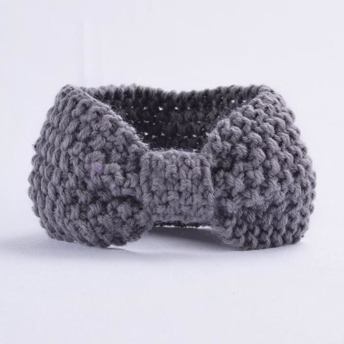 Bandeau En Crochet Pour Bebe Fille Serre Tete Avec Nœud Et Fleur En Perles Serre Tete Chauffant Tricote Pour A02bd Cdiscount Au Quotidien