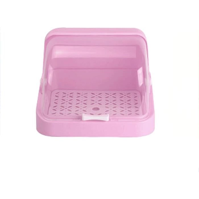 GEUGECY Égouttoir Portable Pour Biberons Avec Couvercles Anti-poussière