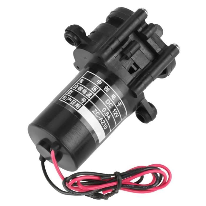 Pompe à Eau Auto-Amorçante 12V ZC-A210 - Faible Bruit Pour Circulation Eau Et Toilettes Intelligentes