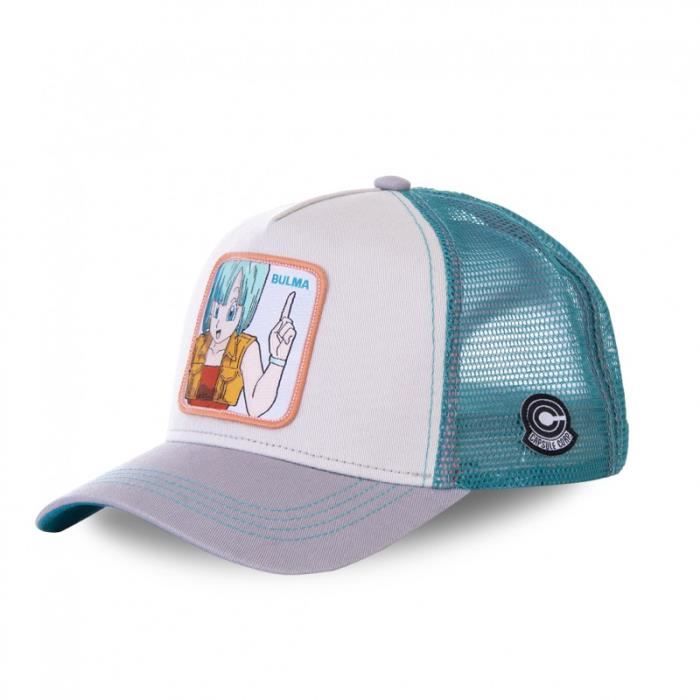 Casquette Capslab trucker Dragon Ball Z Bulma blanc TU Blanc