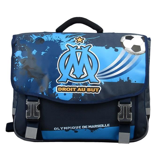 Cartable OM Collection officielle Olympique de Marseille Bleu