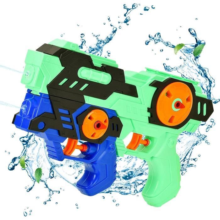 LIWI-Pistolet à eau d'été pour enfants - Petit pistolet à eau 26 cm x 14 cm - Lanceur à eau pour LIWI-Pistolet à eau d'été pour enfants - Petit pistolet à eau 26 cm x 14 cm - Lanceur à eau pour
