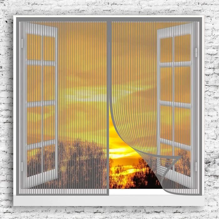 Moustiquaire Porte Fenetre 160 X 250 Cm Fermeture