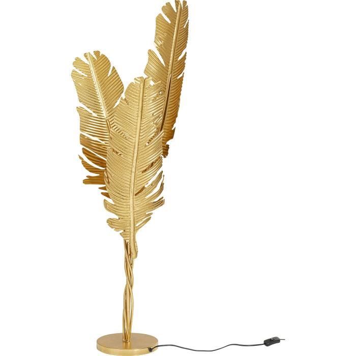 Lampadaire - KARE - Plumes dorées - LED - Jaune - Contemporain