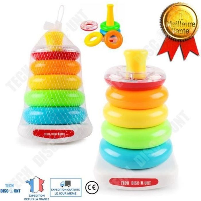 Td Jouet Pour Bebe Naissance 1 An 6 9 Mois Pas Cher Anneaux Ludique Pyramide Arc En Ciel Coordination Activite Apprentissage P13755 Achat Vente Table Jouet D Activite Cdiscount