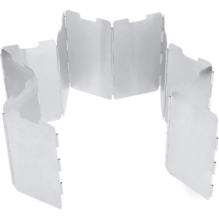 Plaque Anti Projection Cuisine 8 assiettes Camping Poêle Pare-brise Plaque de Poêle de Camp de plein air pliable for cuisinière Cuisinière de camping en plein air ultra-léger Protection anti-éclabouss Plaque Anti Projection Cuisine 8 assiettes Camping Poêle Pare-brise Plaque de Poêle de Camp de plein air pliable for cuisinière Cuisinière de camping en plein air ultra-léger Protection anti-éclabouss
