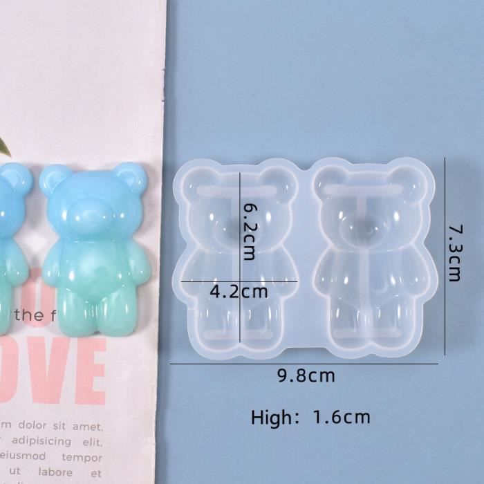 Lot De 3 Moules En Résine En Forme De Fleur