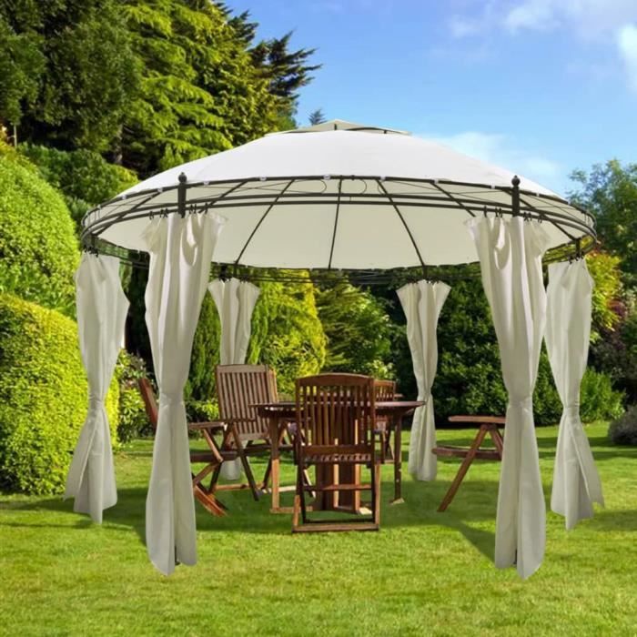 fête Tissu Oxford imperméable et pliable Transparent jardin Pour mariage Tente de réception extérieure avec panneaux latéraux Tonnelle de jardin 