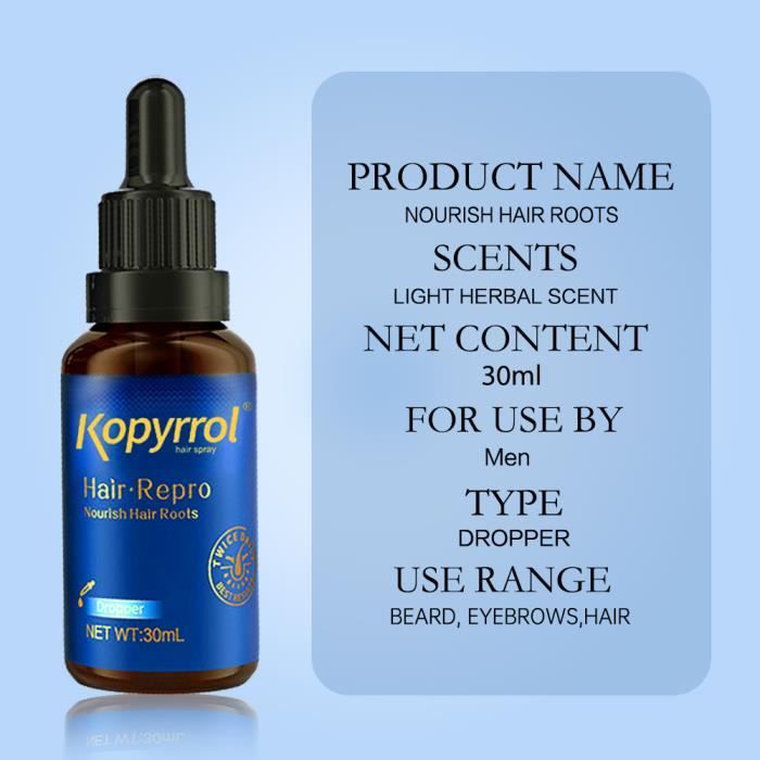 Sérum Soin Cheveux Anti-chute Et Croissance MYTEX-SHOP - 30ml - À Base De Gingembre - Pour Cheveux Secs