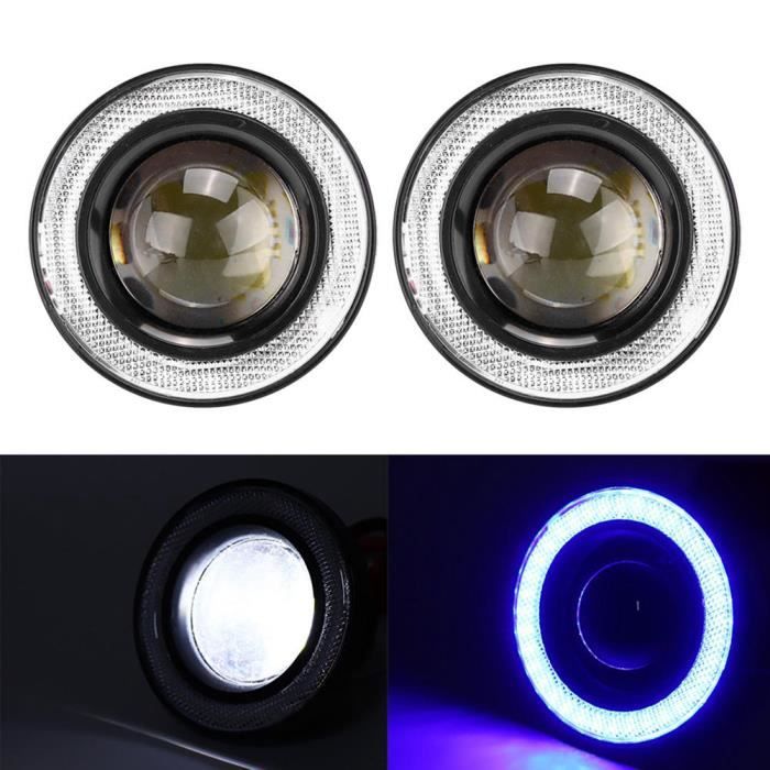 LED Conduite 7 pouces Phare Rond, Phare LED Rond Halo Angle Yeux Feux  Diurnes Clignotants Remplacement Lampe Remplacement - Cdiscount Auto