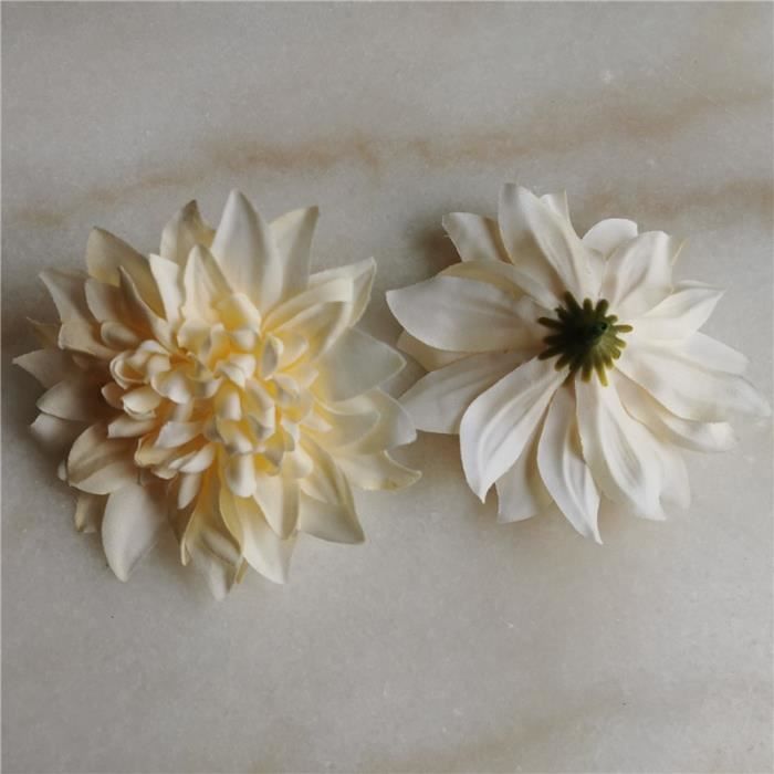 60x Artificielle Fausse fleur étamine tige de fil À faire soi-même Couronne Mariage Décoration