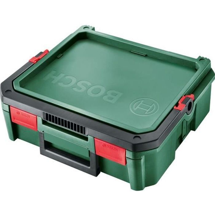 Boîte de rangement empilable Systembox Bosch 324 X 390 X 122 - Vert - Régulier