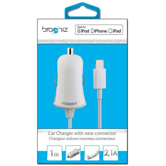 Acc I Phone 5 Chargeur Voiture Blan Achat Figurine Personnage Pas Cher Avis Et Meilleur Prix Cdiscount