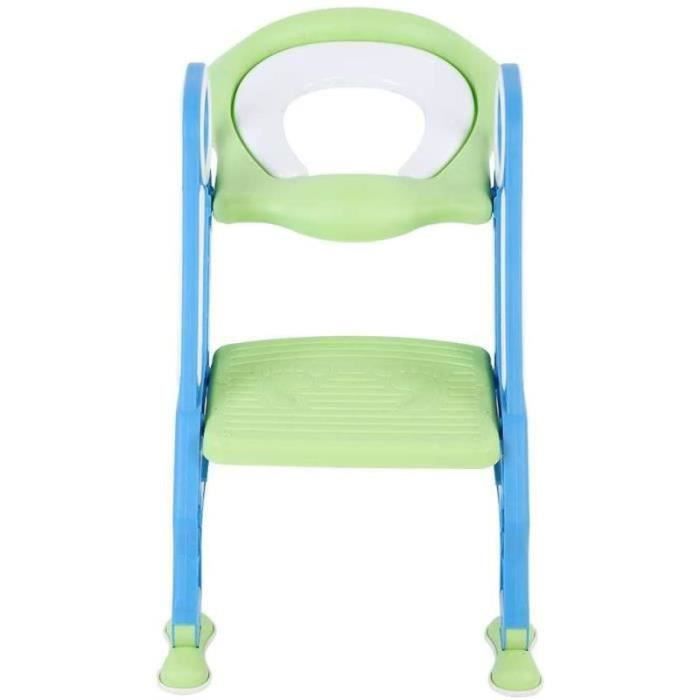 Siège Toilette Enfant Avec Marches Réglables - Coussin Doux Anti-éclaboussures, Pliable, Pour 1 à 7 Ans - 9