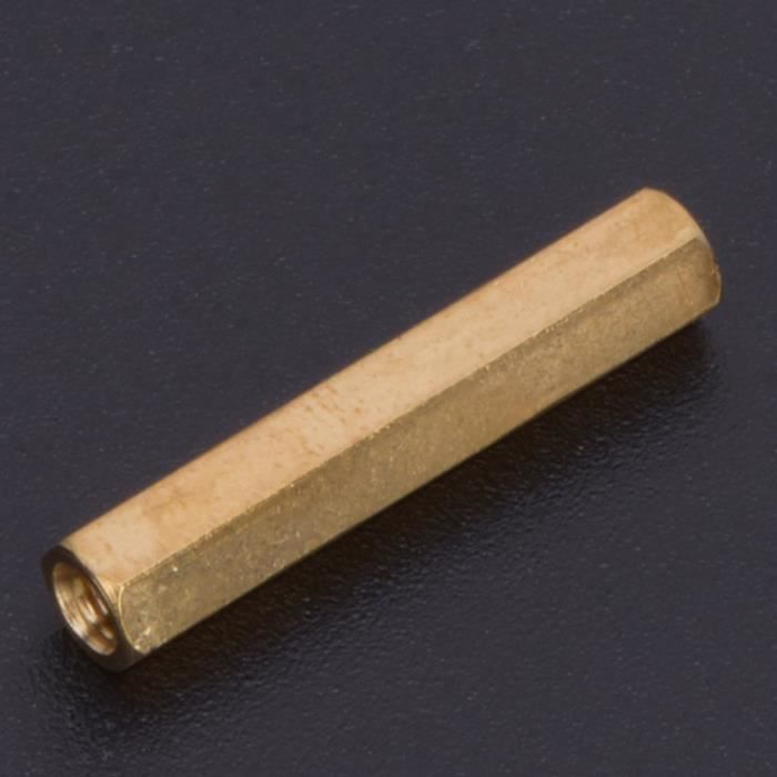 Lot De 2 Raccords Hexagonaux Laiton 1/2" Femelle Vers 1/8" Mâle BSP - Conversion Tuyauterie - 3