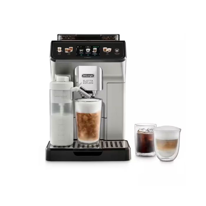 Expresso avec broyeur - Delonghi - ELETTA EXPLORE ECAM450.65.S - 15 bars - 2 L - Gris