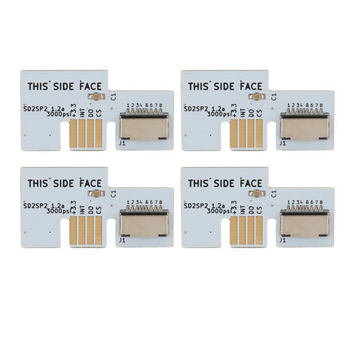 EMSea Kit De Supports De Stockage Pour Cartes SIM – Convertisseur Nano Vers Micro/Standard – Avec Broche D’Éjection Et Règle – Lot De 2 Kits