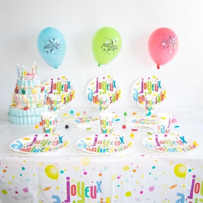 Kit Anniversaire 6 Personnes Joyeux Anniversaire Fun Dynastrib Cdiscount Maison Kit Anniversaire 6 Personnes Joyeux Anniversaire Fun Dynastrib Cdiscount Maison