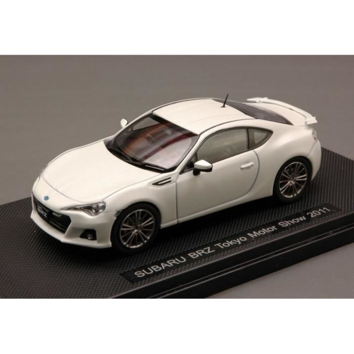 SUBARU BRZ MKI silver, voiture miniature 1/43e EBBRO 44779